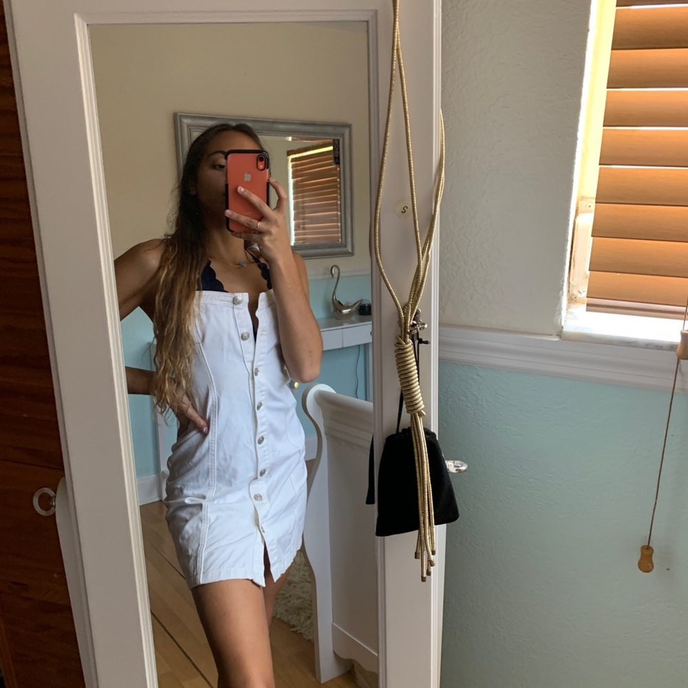 Denim WHITE DRESS